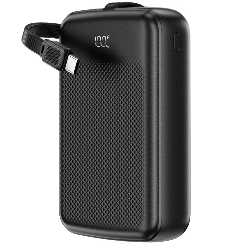 AceFast | 17970 | M14 | 20000 PD22.5W Power Bank With Cable | Black AceFast | 17970 | M14 | 20000 PD22.5W Power Bank With Cable | Black